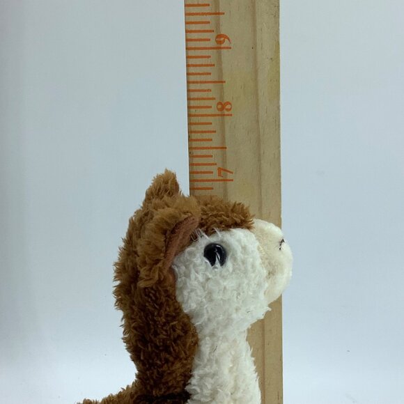 Scholastic Llama Plush Stuffed Animal Toy 7" Tall Brown White 2019 - Picture 3 of 6
